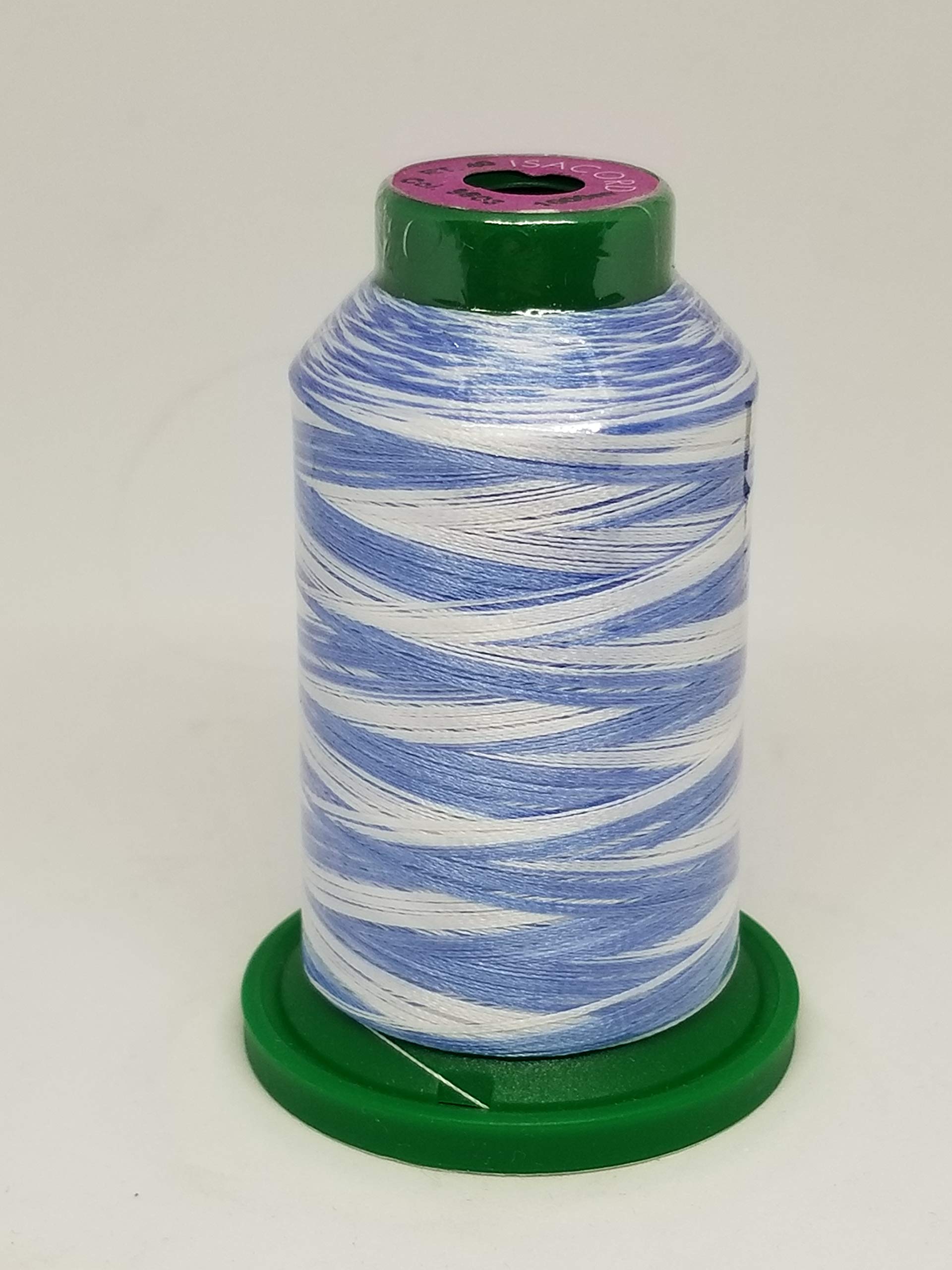 Isacord Embroidery Thread Variegated (9603 The Blues)