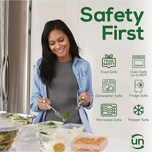 Miniatura 8 de unwasted Tapas de silicona reutilizables  Versátil cubierta de congelador a microondas para alimentos  Tapas elásticas de silicona a prueba de fugas