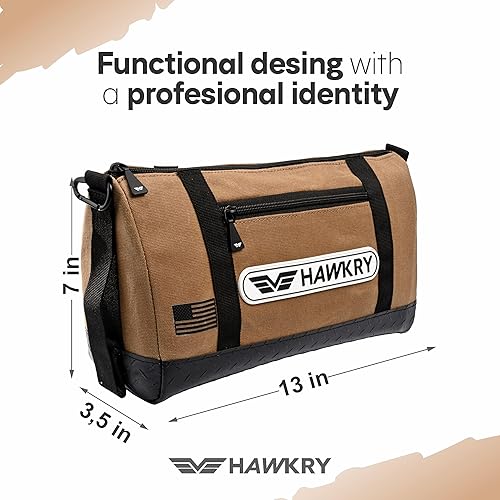 Miniatura 2 de Juego de bolsas de herramientas de lona (blanco azul, marrón, azul, beige)