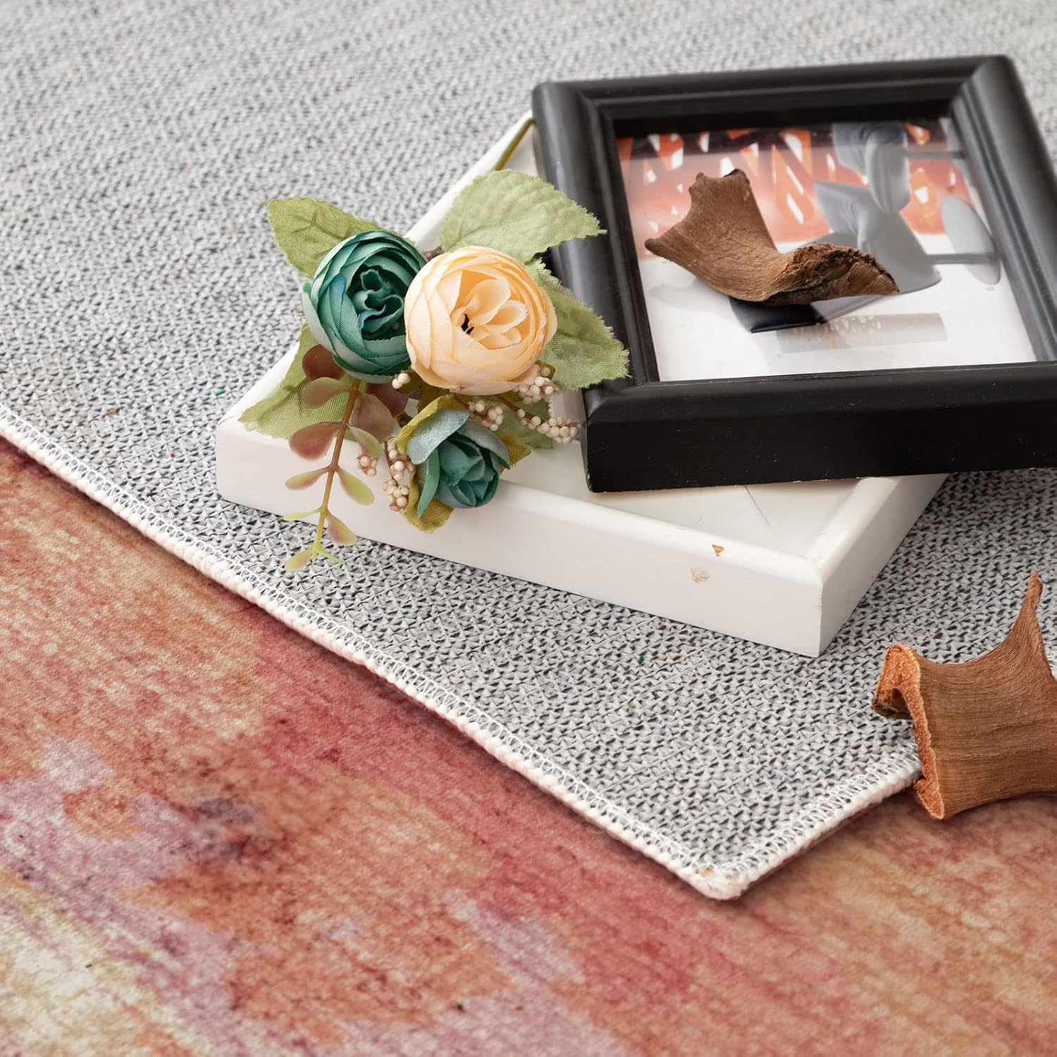 DECOMALL Graffit Washable Area Rugs, Modern Abstract Non-Slipping Carpet for Bedroom Living Room Dinning Room Home Office, Multi 5’x7’