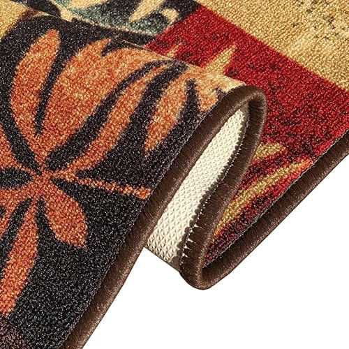 Miniatura 21 de Kapaqua Custom Size Grey Bohemian Kilim Rubber Backed Non-Slip Hallway Stair Runner Rug Carpet 31 inch Wide Choose Your Length 31in X 12ft