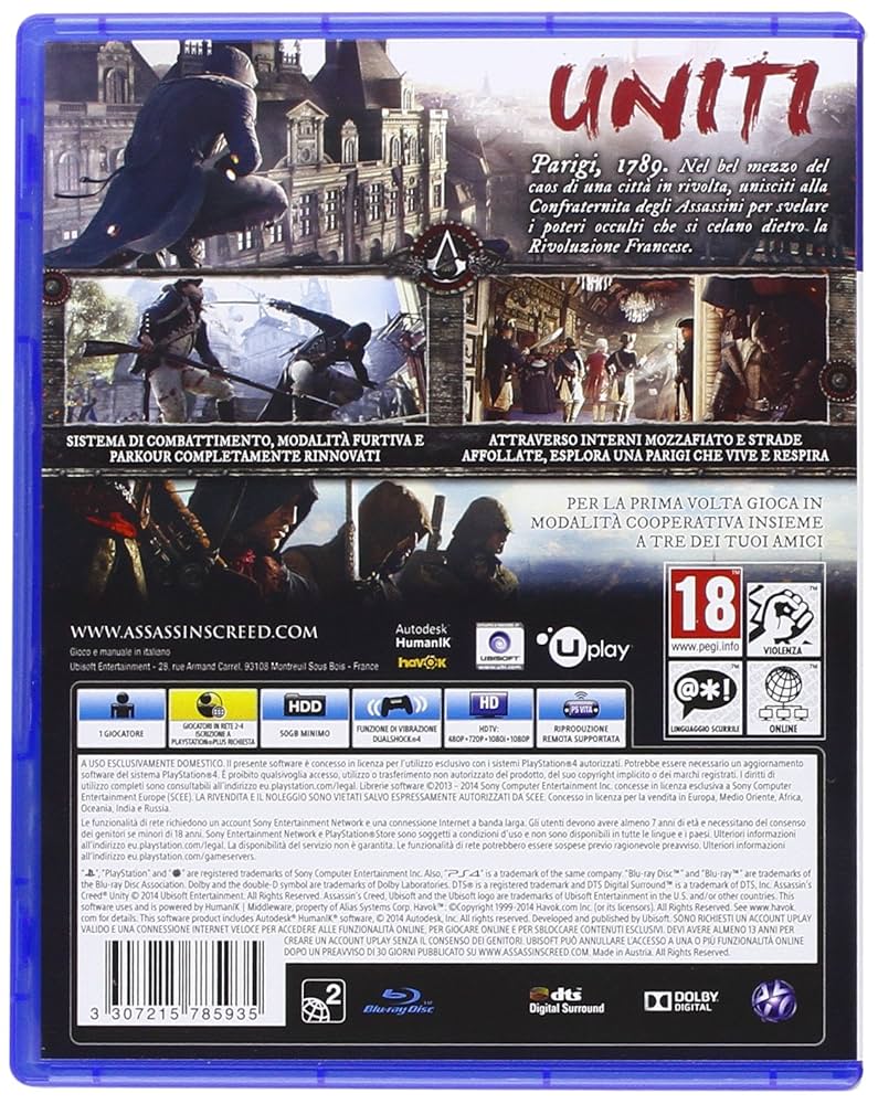 Assassin&#39;s Creed Unity (輸入版:北米) - PS4 91odvdK1hoL._AC_UL210_SR210,