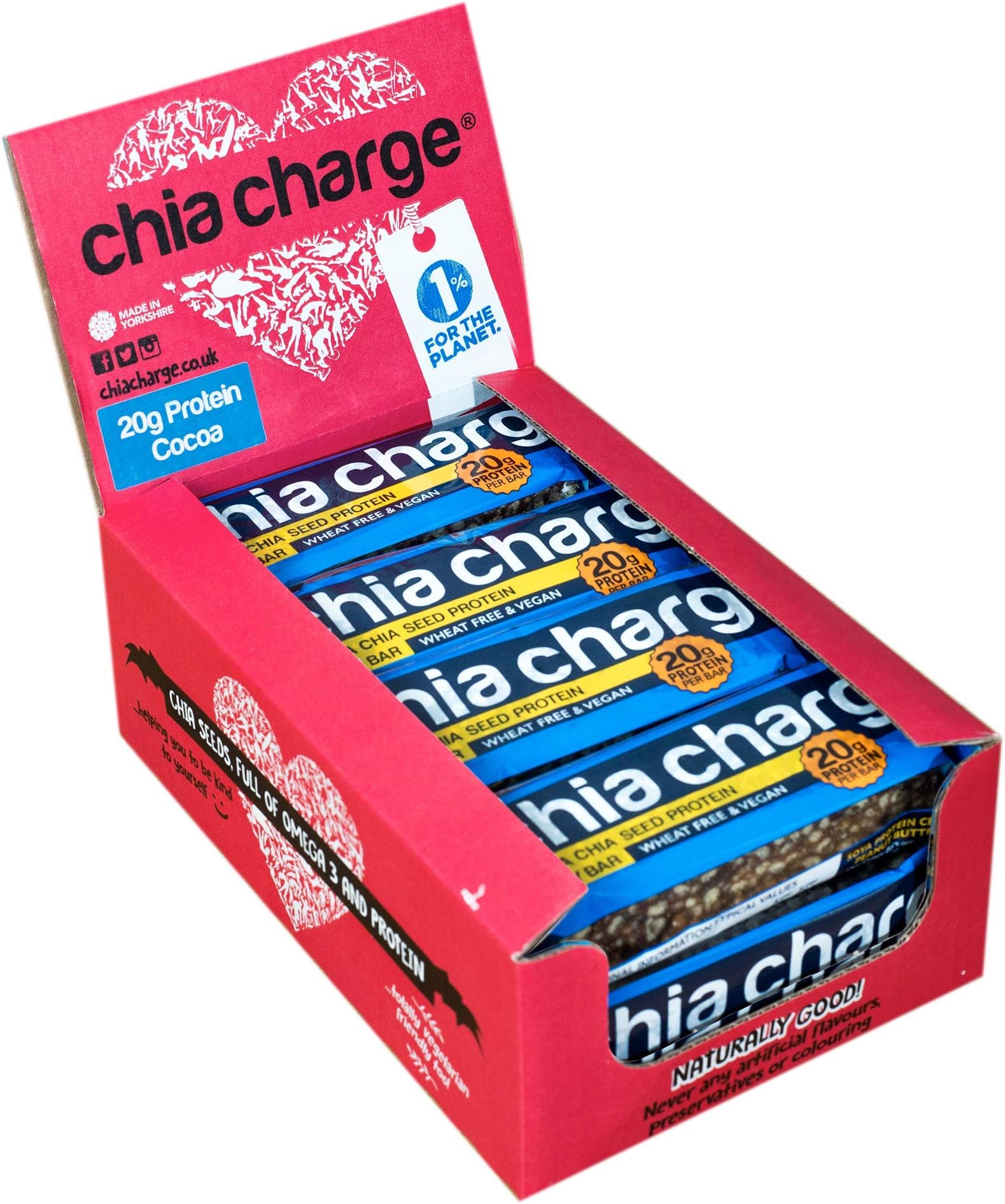 – vegan protein bar,palm oil, dairy & gluten free, high protein vegan snacks - 20g plant powered protein per bar - Pack of 10 Cocoa