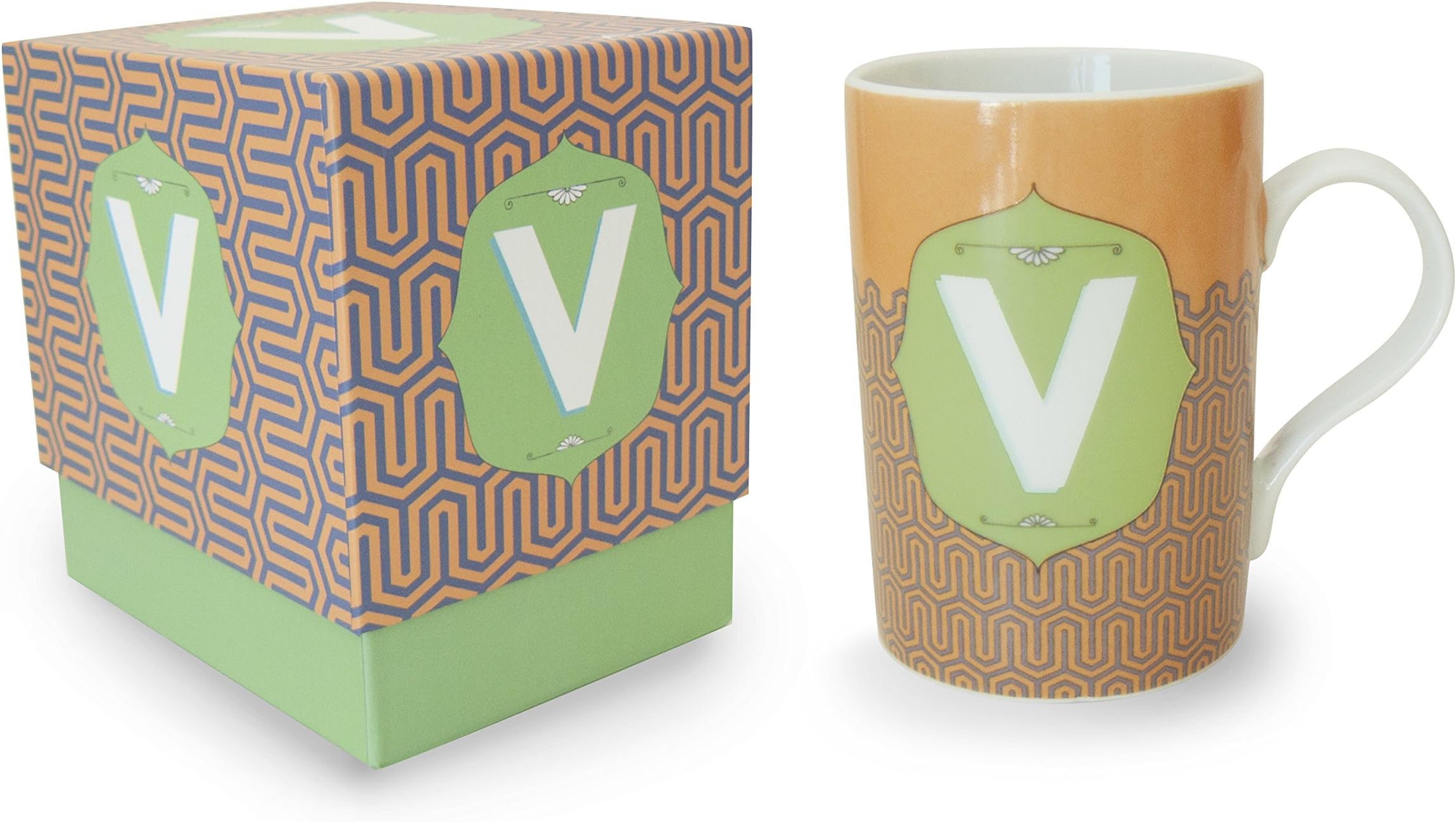 Rosanna Alphabet Studio Mug, Letter V