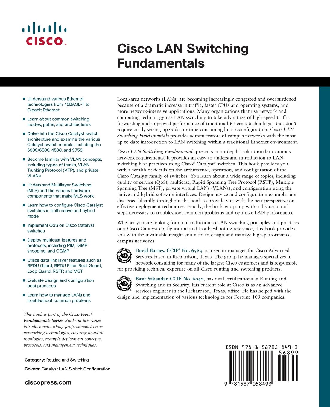 Cisco LAN Switching Fundamentals