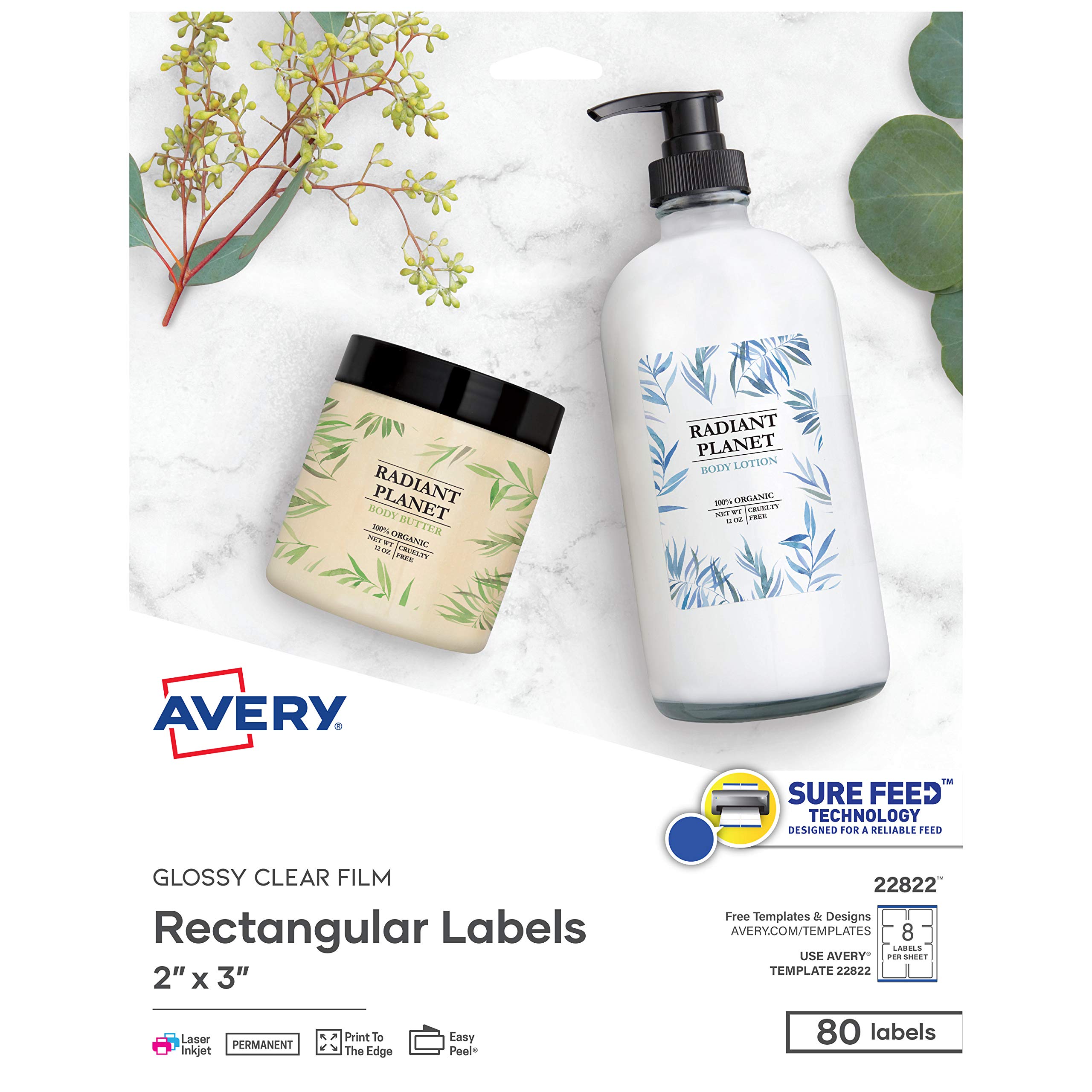  1 2 X 1 3 4 Blank Rectangle Labels Avery 129506 1 2 X 1 3 4 