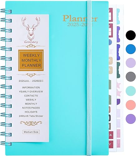 Miniatura 43 de Daily Planner 2026-2027, Weekly and Monthly Planner 2026-2027 Academic Year, January 2026-June 2027 Calendar Planner, 8.2"×5.5", 18 Months, Agenda