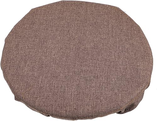 Vista 33 de DECHOUS Cojín de asiento para exteriores, cojines de silla redondos, silla plegable portátil, portátil, taburete de camping, cómodo taburete de Negro