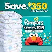 Vista 5 de Pañales Pampers - Baby Dry - Talla 6, 112 unidades, Pañal Desechable Absorbente para Bebé (El Empaque Puede Variar)