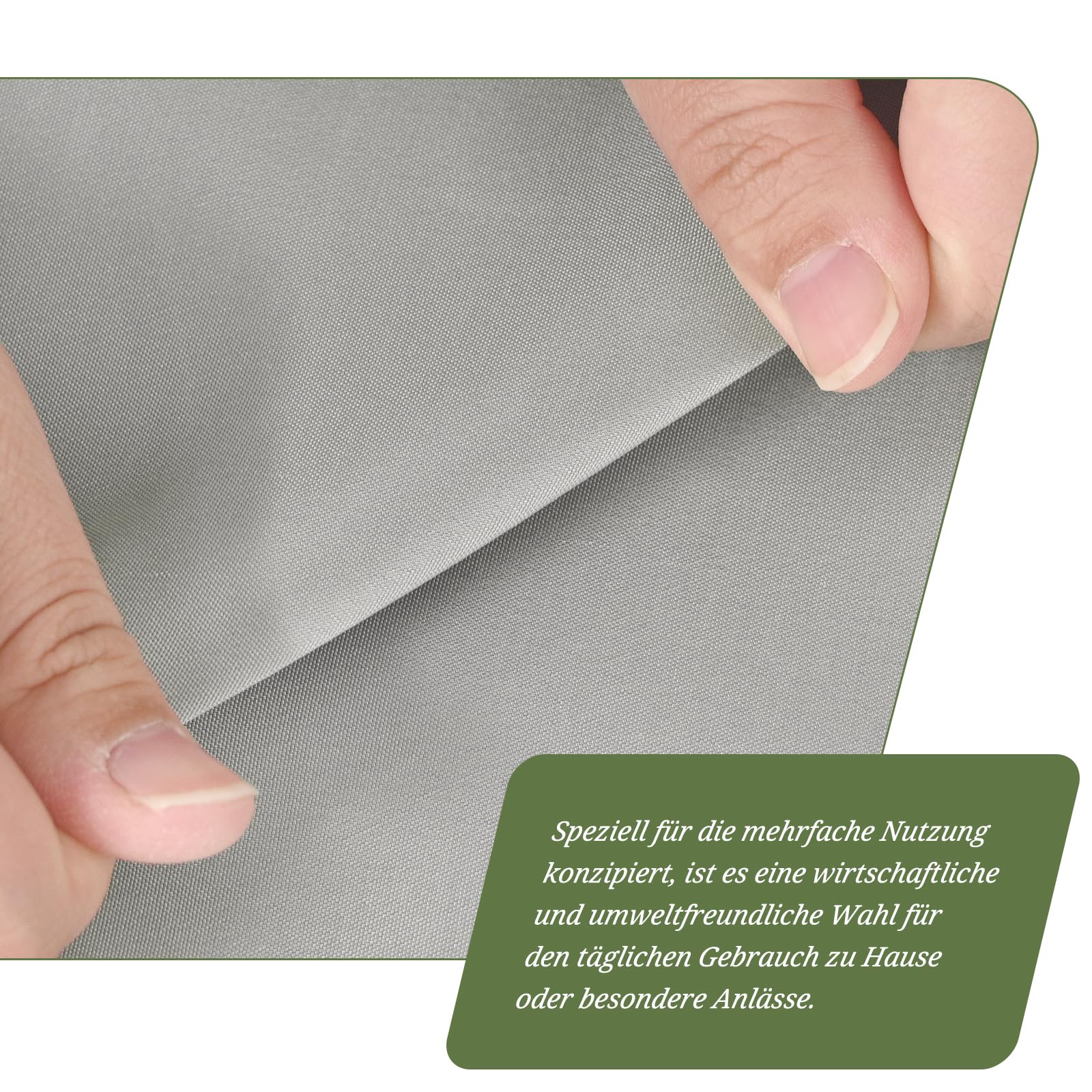 Teruntrue Juego de 10 manteles de cerveza, color gris claro, 250 x 100 cm, rectangular, lavable, poliéster, universal, para juegos de cerveza de 50 y 70 cm