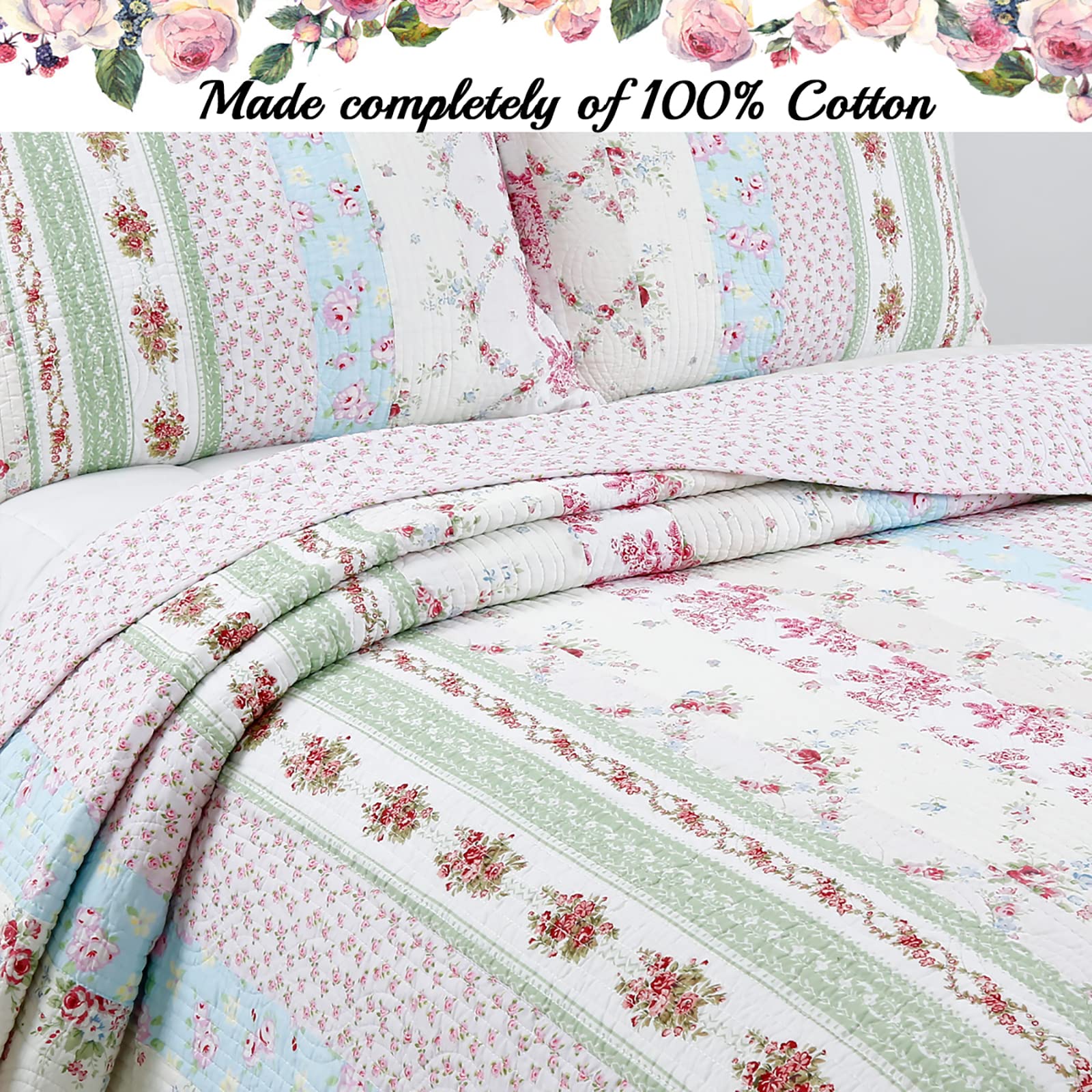 Amazon.co.jp: CozyラインホームFashionsワイルドローズEnchantment