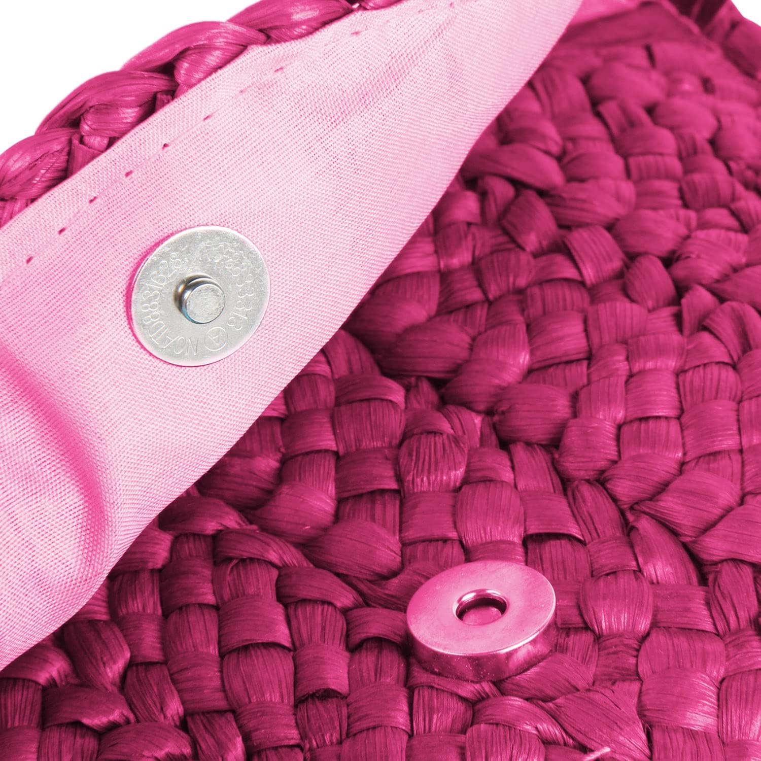 KUANG! Womens Straw Clutch Purse Handbag Shoulder Clutch Envelope Wallet Beach Straw Purse for Ladies - Image 6