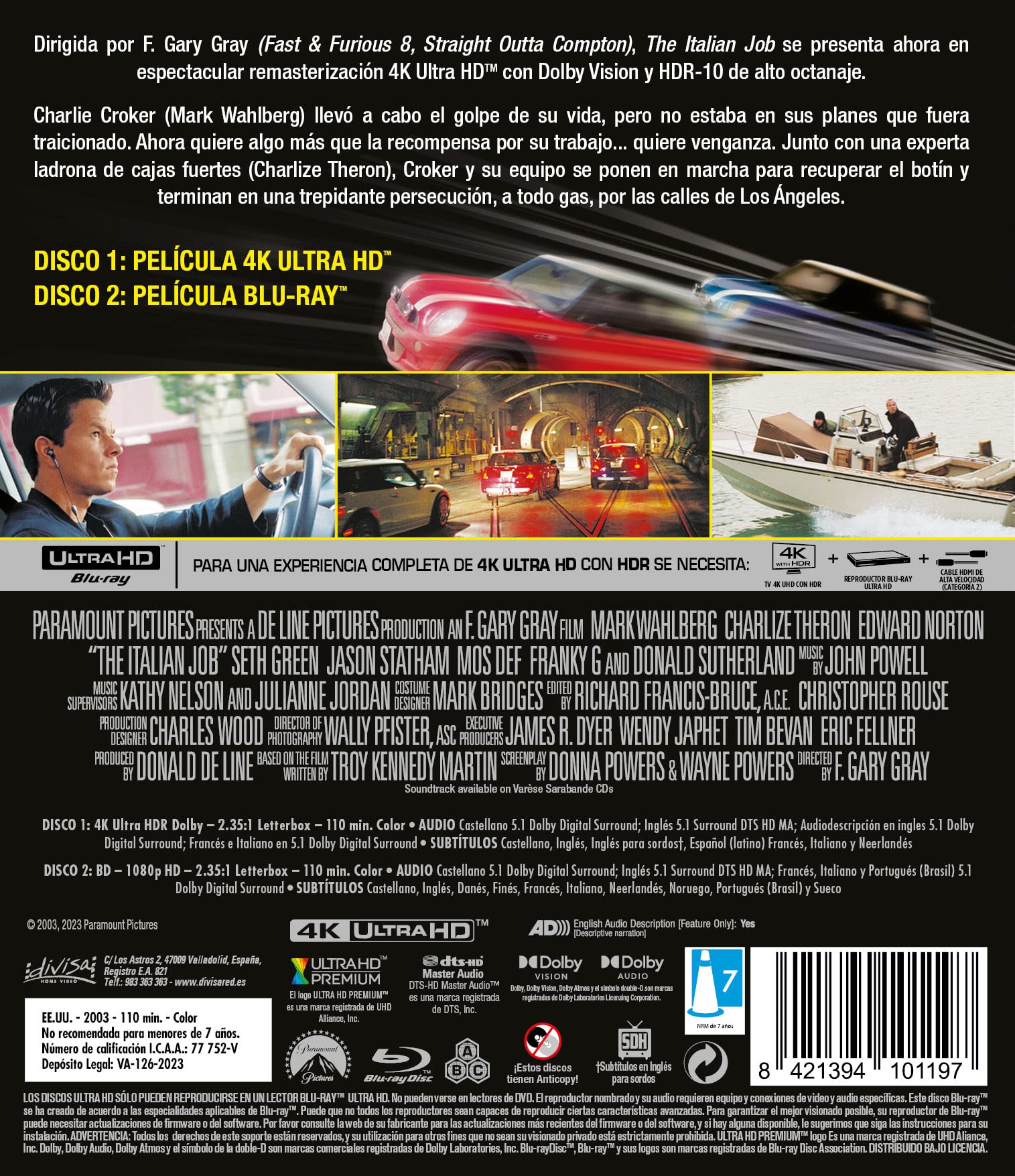 The italian job (4K UHD) - BD