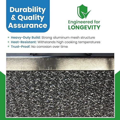 Miniatura 6 de Filter Everything Filtros de grasa de repuesto compatibles con Bosch 648879, 5 x 7-58 (paquete de 2)