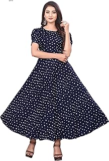 QENA NEW Aline Maxi Dress for Womens Regular Casual WEAR Price In India