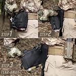LIVANS Tactical EMT Pouch, Rip Away Molle Medical Pouches IFAK Tear-Away First Aid Kit Emergency Survival Bag for Travel Outdoor Hiking
