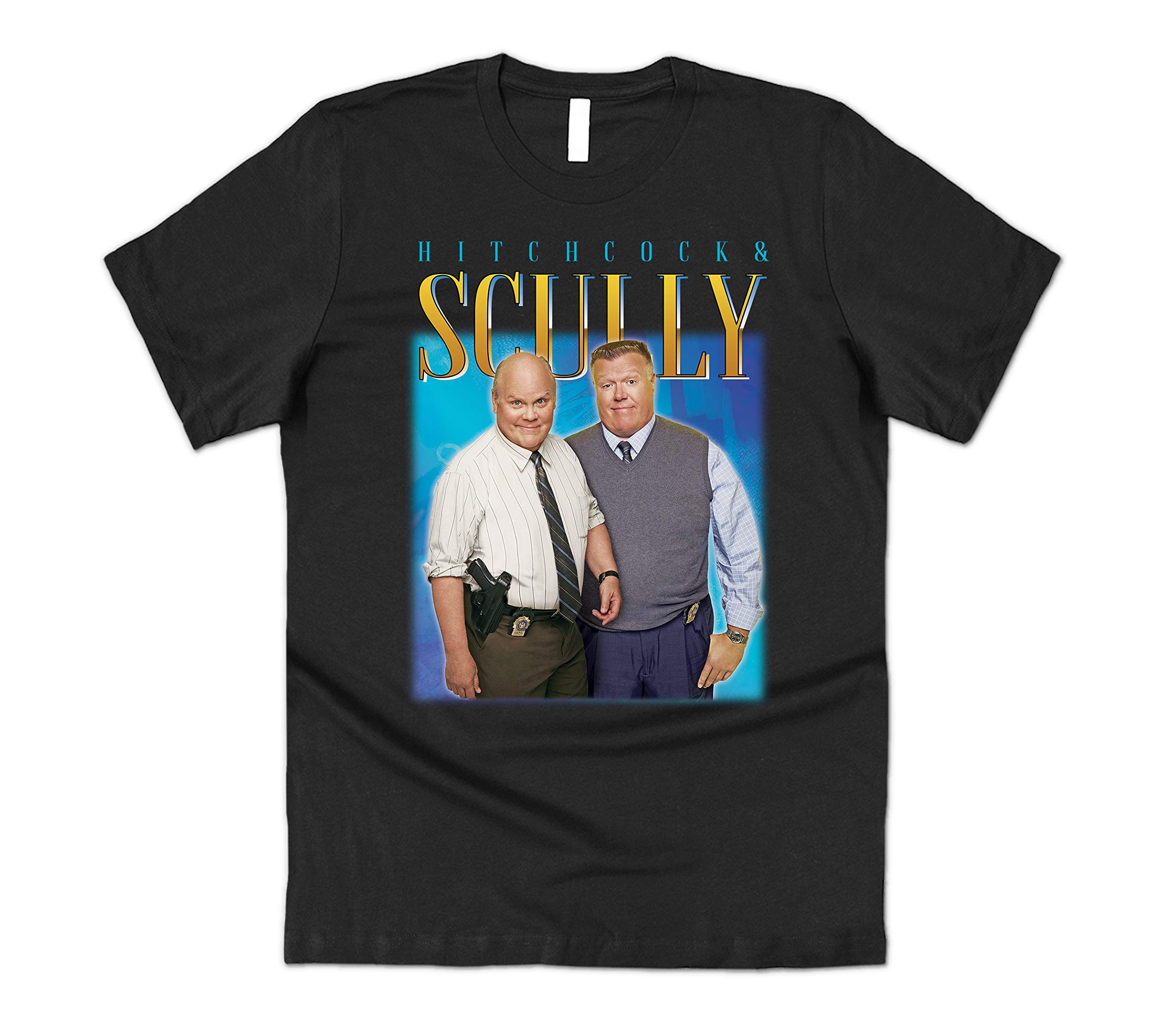 Sanfran ClothingHitchcock & Scully Homage Top Funny Brooklyn Nine Retro 90's Gift T-Shirt