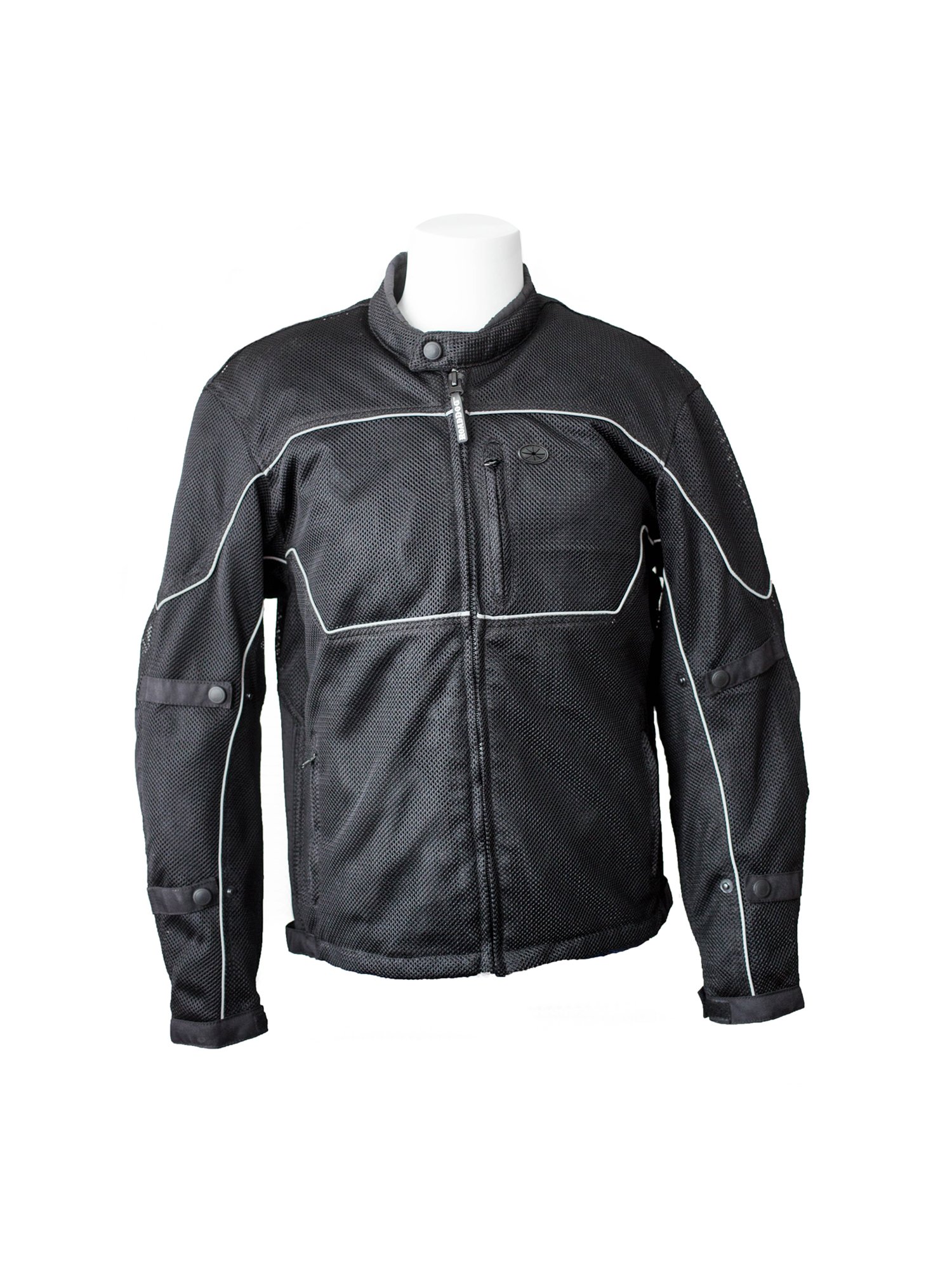 RoadDog Hurricane Mesh Motorcycle Riding Jacket Black Mens X-Large