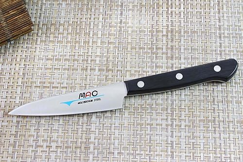 Miniatura 3 de MAC Knife Chef Series - Juego de cuchillos de inicio de 2 piezas H-10 HB-70 Chef Series 725 pulgadas estilo Gyutou y cuchillo de pelar de 4 pulgadas