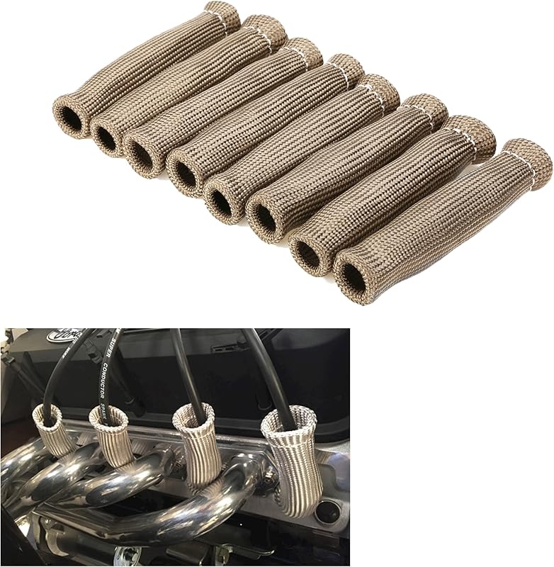 Protetor térmico para botas de cabos de vela DEGEOBERLIN em fibra de basalto 15,5 cm – Kit com 8 unidades