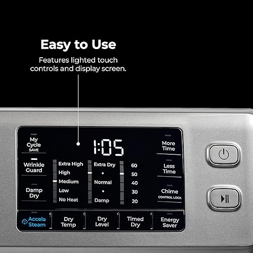 Miniatura 4 de Kenmore Secador de gas de carga frontal de 8.0 pies cúbicos, protector de arrugas con vapor Accela para reducir la estática y los olores, secado