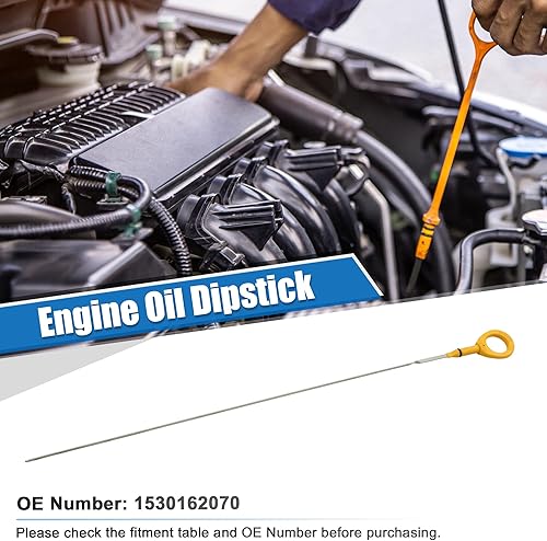 Miniatura 2 de uxcell Varilla de nivel de líquido de aceite de motor para Toyota 4Runner Limited SR5 3.4L V6 Gas 1996-2002 No.1530162070
