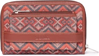 ZOUK Women's Handcrafted Vegan Classic Zipper Wallet Price In India