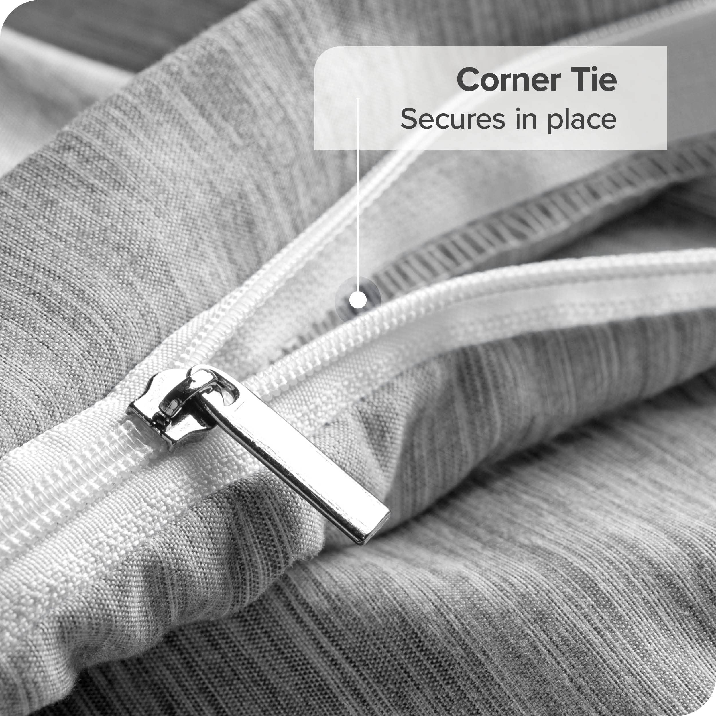 Bare Home Duvet Cover Set Super King Size, Premium 1800 Ultra-Soft Duvet Cover Set, Lightweight, Cooling Duvet Cover - Image 4