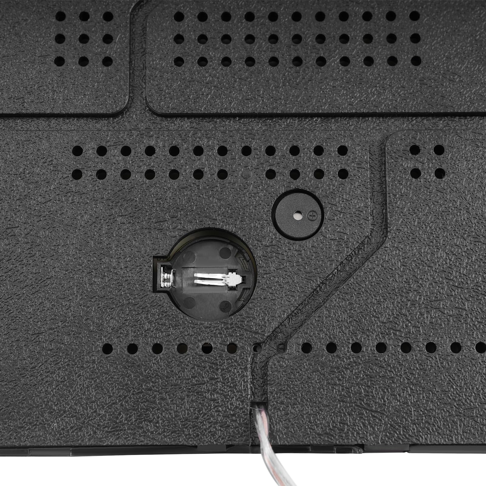 Reloj de pared digital LED grande, pantalla LED verde, mando a distancia, temporizador, salón, oficina, dormitorio, 45 x 16 x 2,5 cm