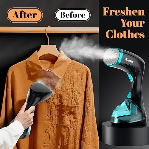 Miniatura 3 de 1500W Handheld Clothes Steamer with 3 Modes,15s Fast Heat Up Travel Steamer Iron for Clothes with 300ml Tank,Portable Home Gadgets Garment Steamer