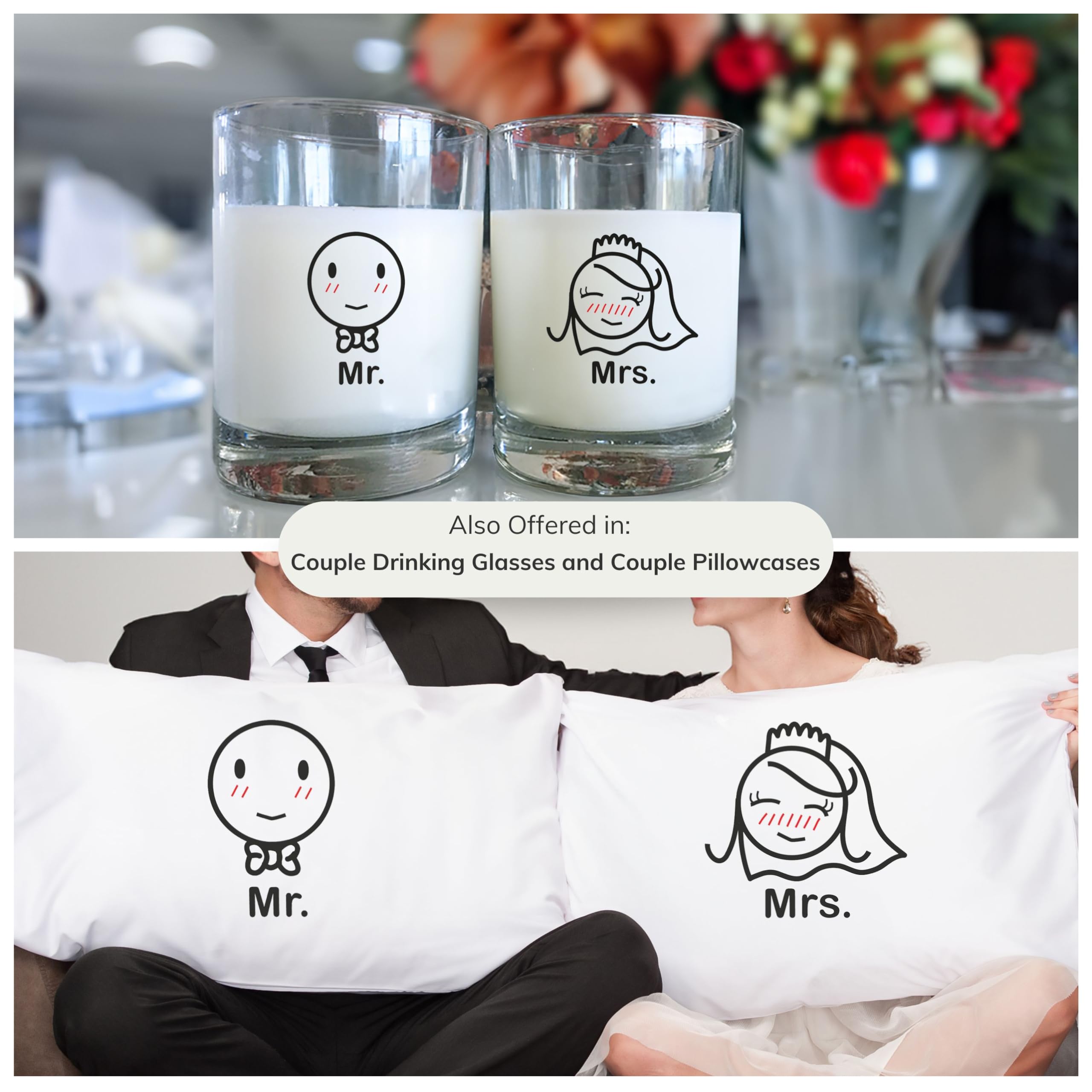 BOLDLOFT - Tazas de café para novios y novios, regalos de boda, regalos de boda, regalos de recién casados, regalos de pareja comprometida, decoraciones de boda