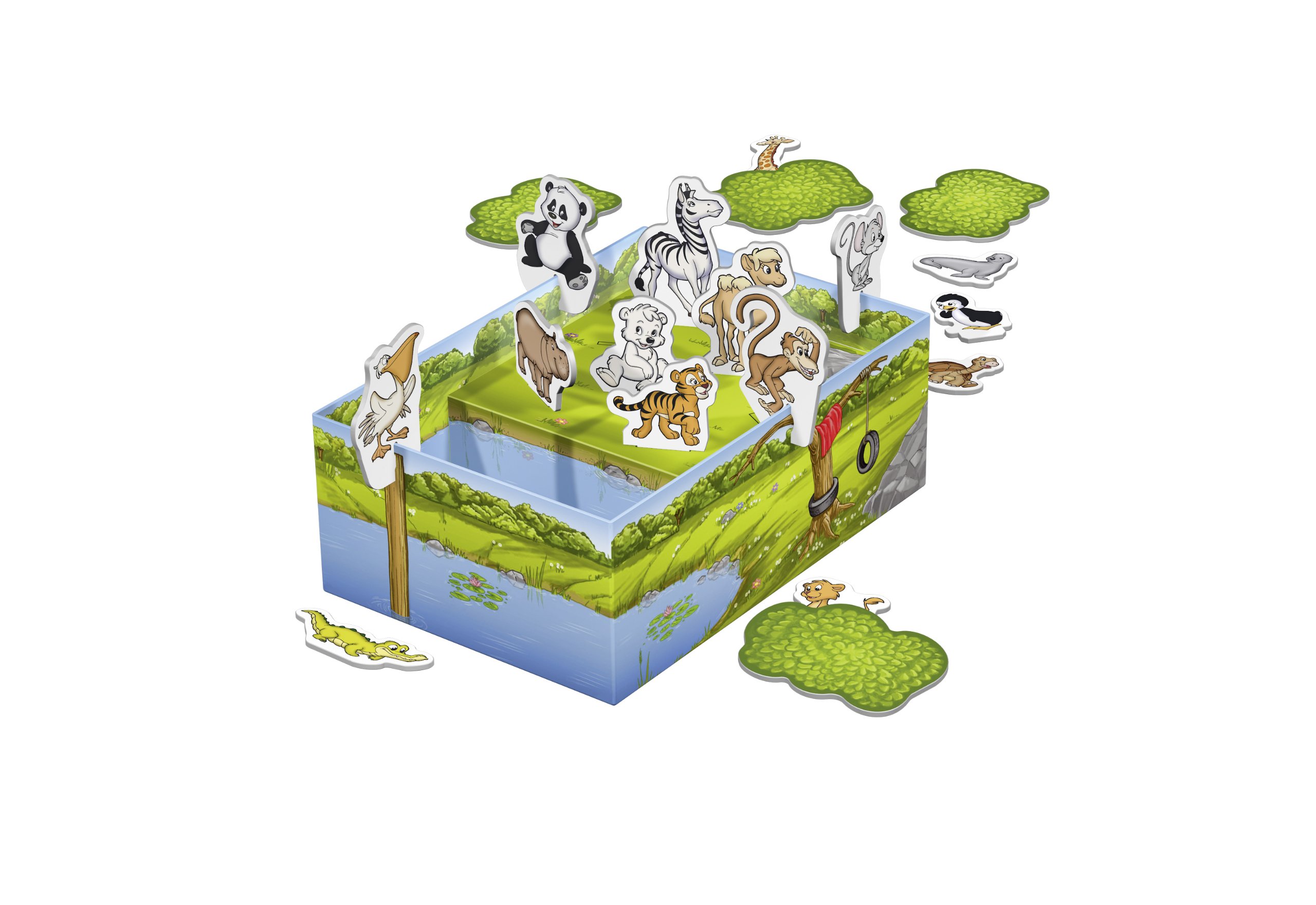 Schmidt Spiele Benjamin Blümchen (Kinderspiel), Törööö im Zoo: EIN elefantenstarkes Suchspiel. Mit sprechendem 3D-Benjamin