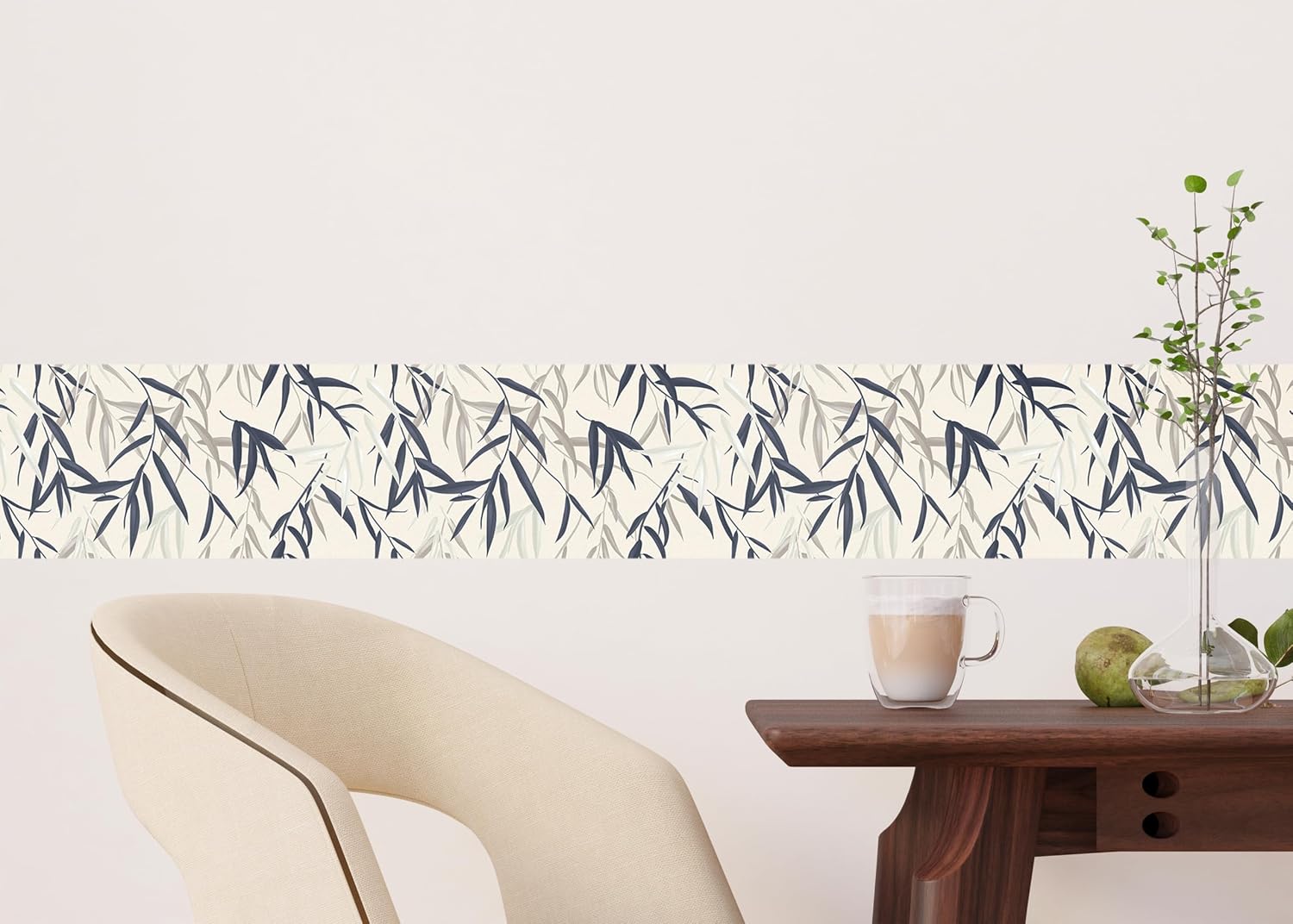 AG Design Sheets Self-Adhesive Border, Kitchen, Living Room, Wall Stickers, Multicoloured 500 x 13.8 cm | AWB 8284
