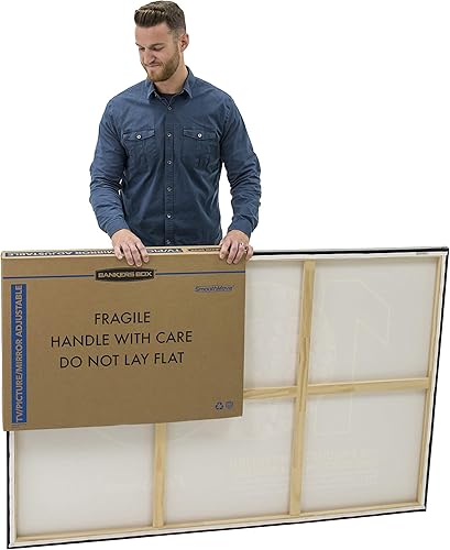 Miniatura 2 de Caja para pinturas o espejos Bankers Box SmoothMove, Kraft Adjustable