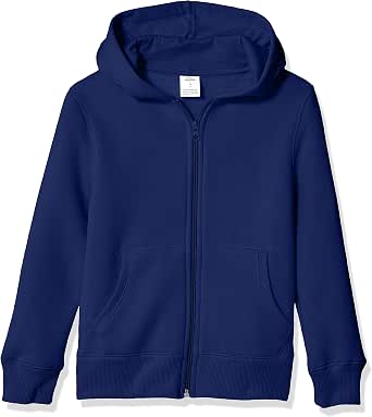 Amazon Essentials Boys and Toddlers' Soft Fleece Zip-Up Hoodie Sweatshirt