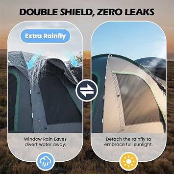 WildFinder SUV Tent, Car Tents for Camping, SUV Tailgate Tent for Family | SUV Tent for Camping, Car Awning & Tailgate Tent for Van Jeep, Family Vehicle Shelter, Waterproof Wind Resistant Outdoor Gear