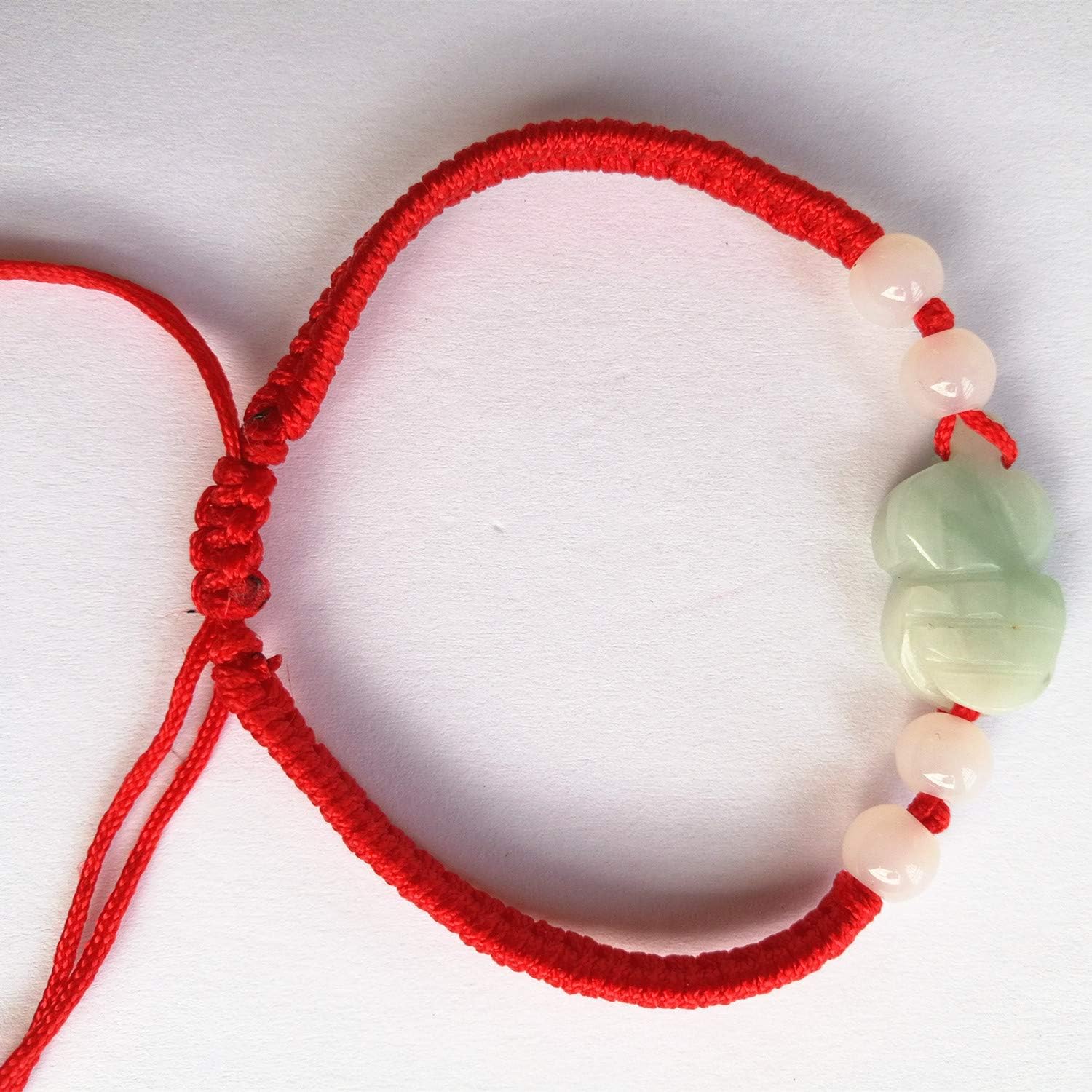 MANRUO The Best Feng Shui Red String Bracelet with Color Jade Pi Xiu/Pi Yao Bead Lucky Wealthy Amulet Brecelet Jewelry - Image 9