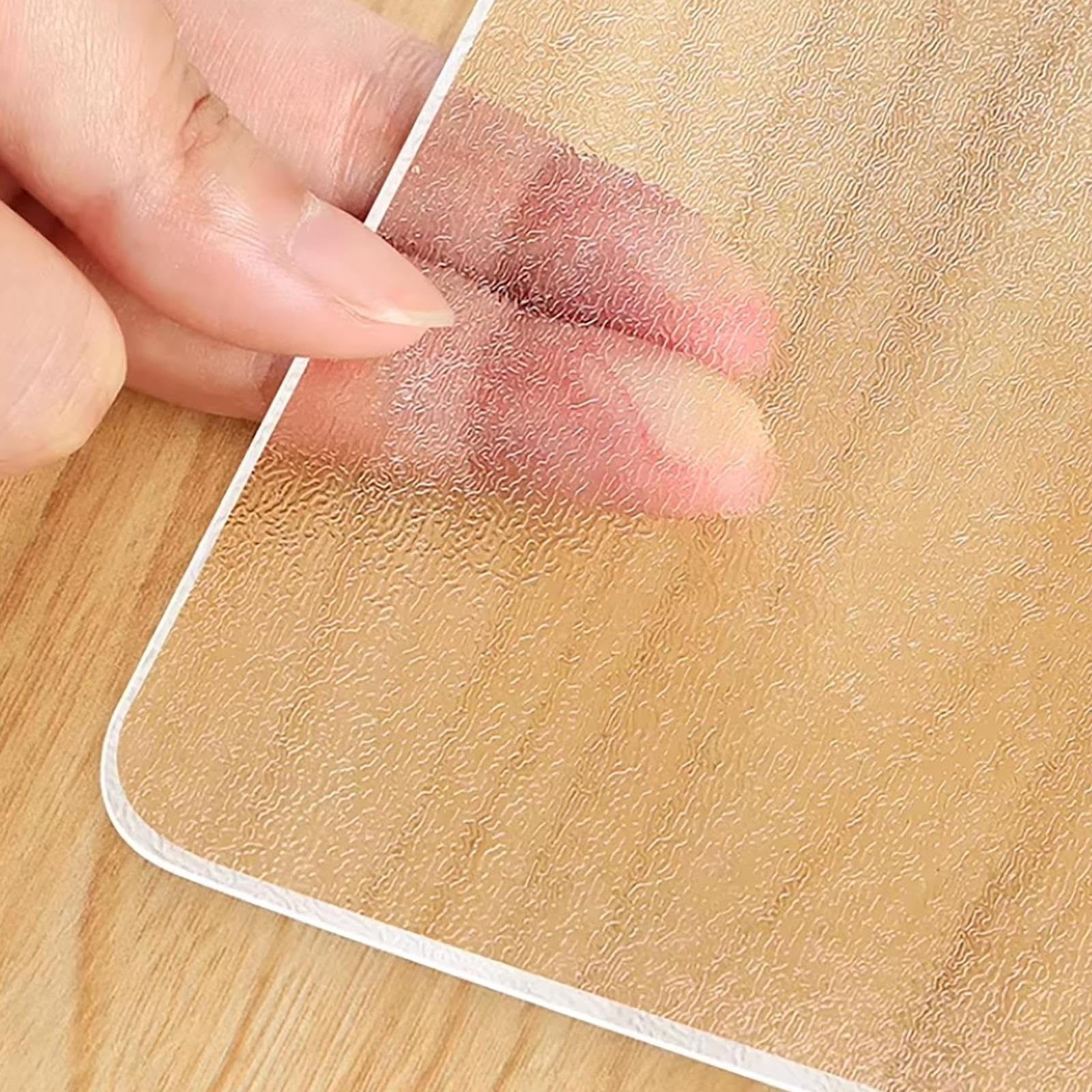 Protector de Mesa de PVC Transparente Esmerilado de 1 mm de Grosor