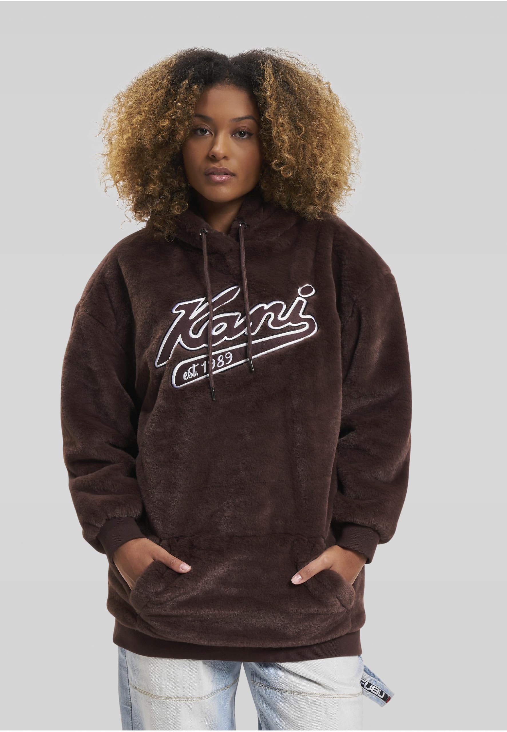 Karl Kani KW234-039-2 KK Varsity Robe à capuche végétalienne pour femme