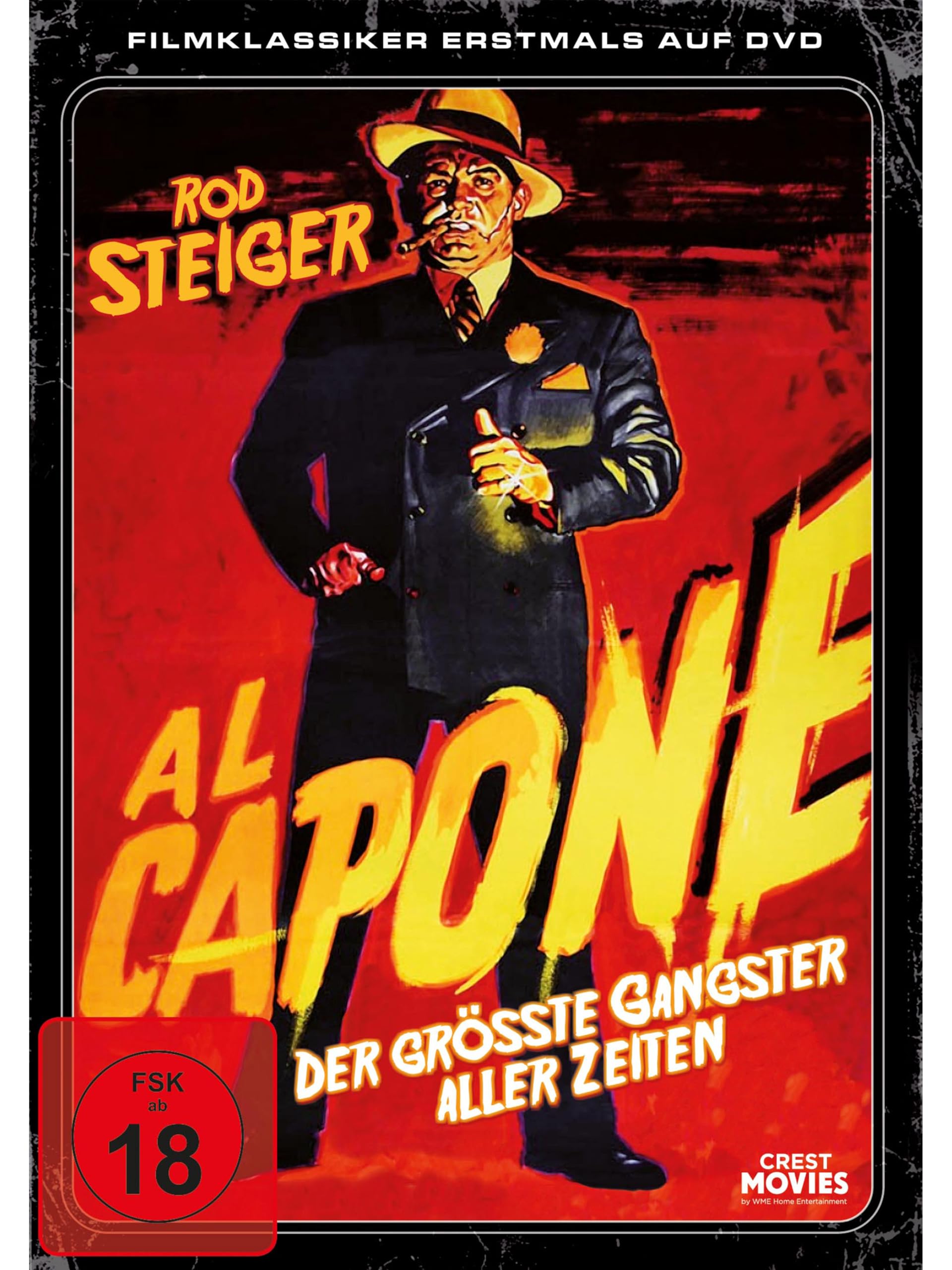 Al Capone – Der größte Gangster aller Zeiten – DVD – Rod Steiger in seiner legendären Rolle – Gangsterklassiker über Macht und Korruption (CREST MOVIES by WME Home Entertainment)