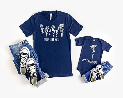 Miniatura 3 de Raising Wildflowers Shirt, Little Wildflower Shirt,Matching Mommy And Me Shirt,Mothers Day Shirt,New Mom Tshirt,Mom And Baby Shirt