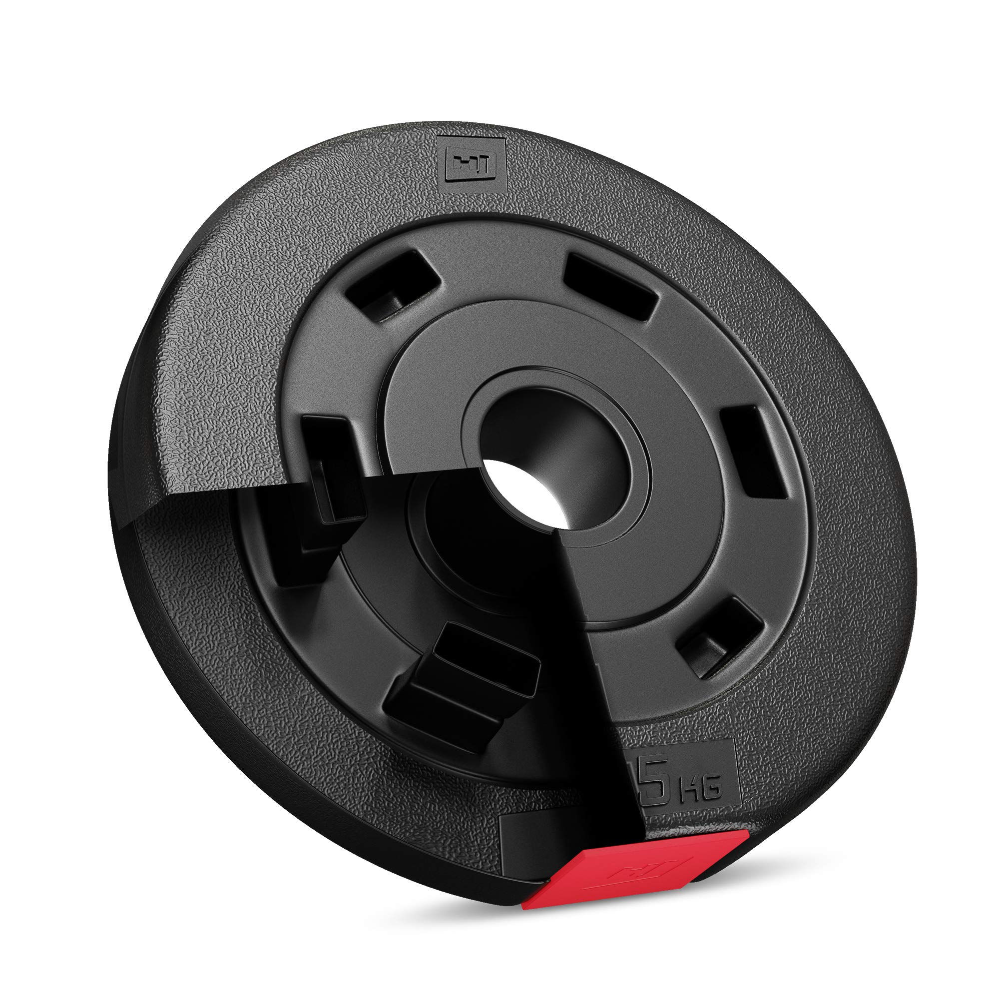 Hop-Sport Zestaw obciążeń bitumicznych 36kg + gryfy, hantle, sztanga