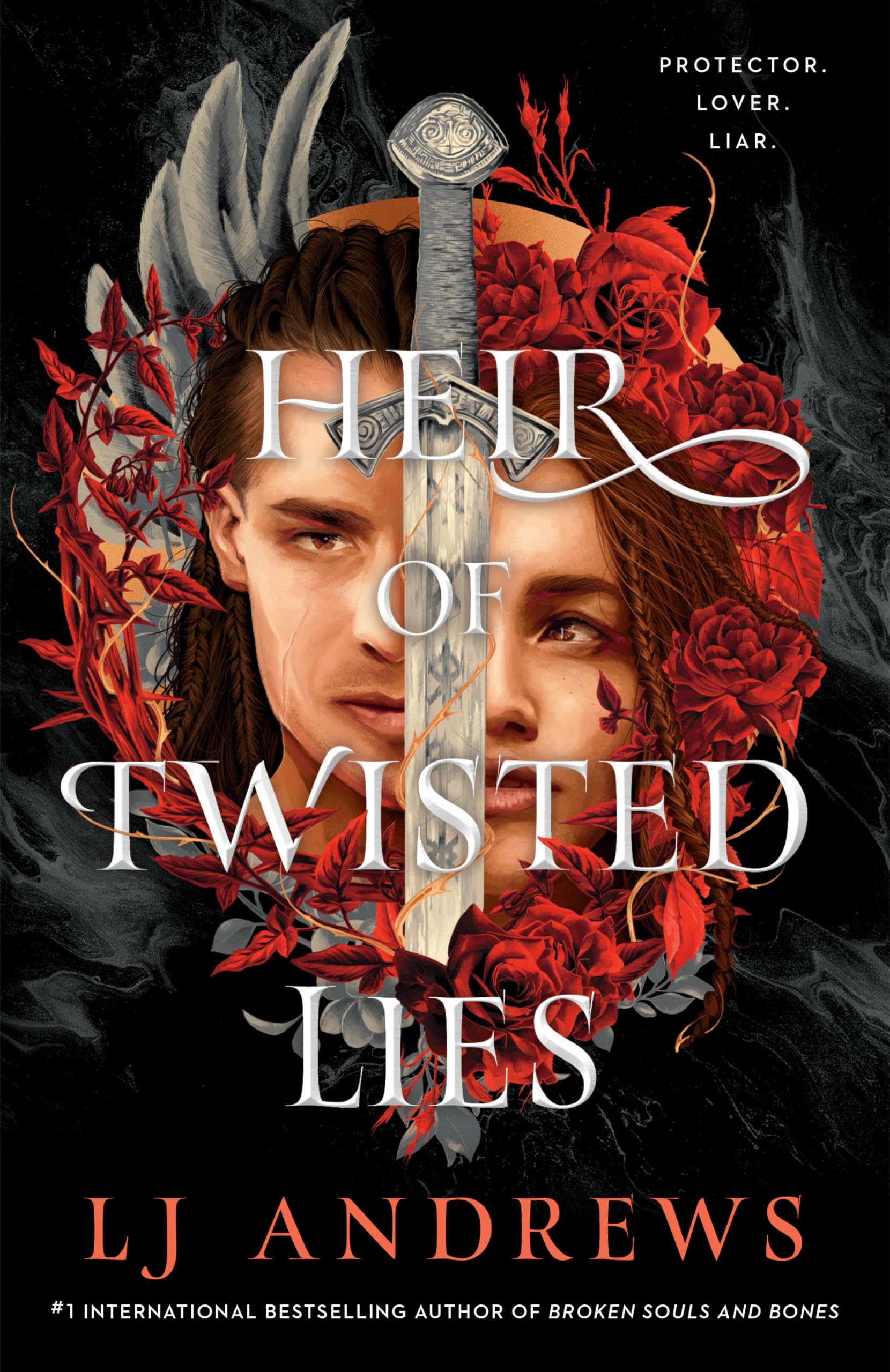 Cover of Heir of Twisted Lies (The Broken Souls and Bones Series Book 2)