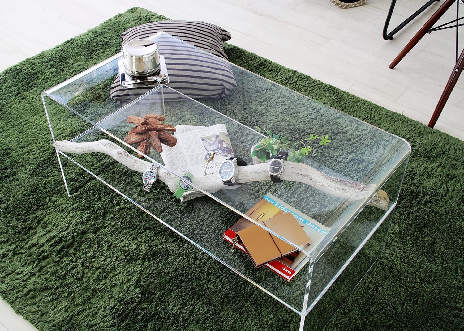 Amazon｜パレットライフ テーブル センターテーブル アクリルテーブル  