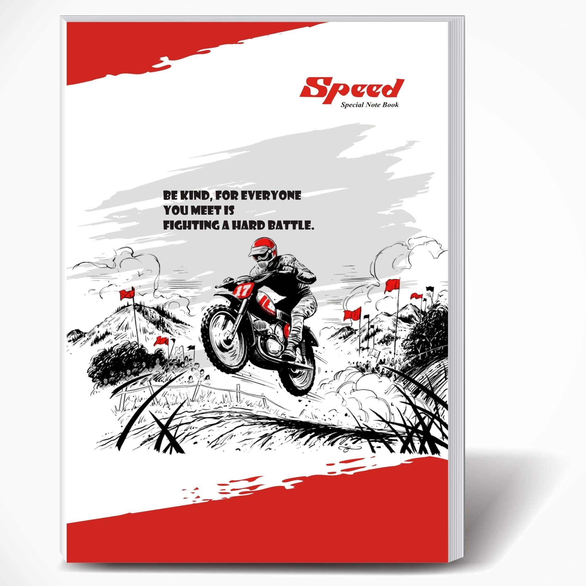 Amazon | Rush Note Books ラフノート A4 レジスター 罫線 60GSM 360