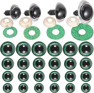 40 Pçs Olhos De Segurança De Plástico Artesanato Olhos De Boneca Olhos De Crochê Para DIY Fantoches Artesanato Bichos De Pelúcia Suprimentos Para Fazer Urso