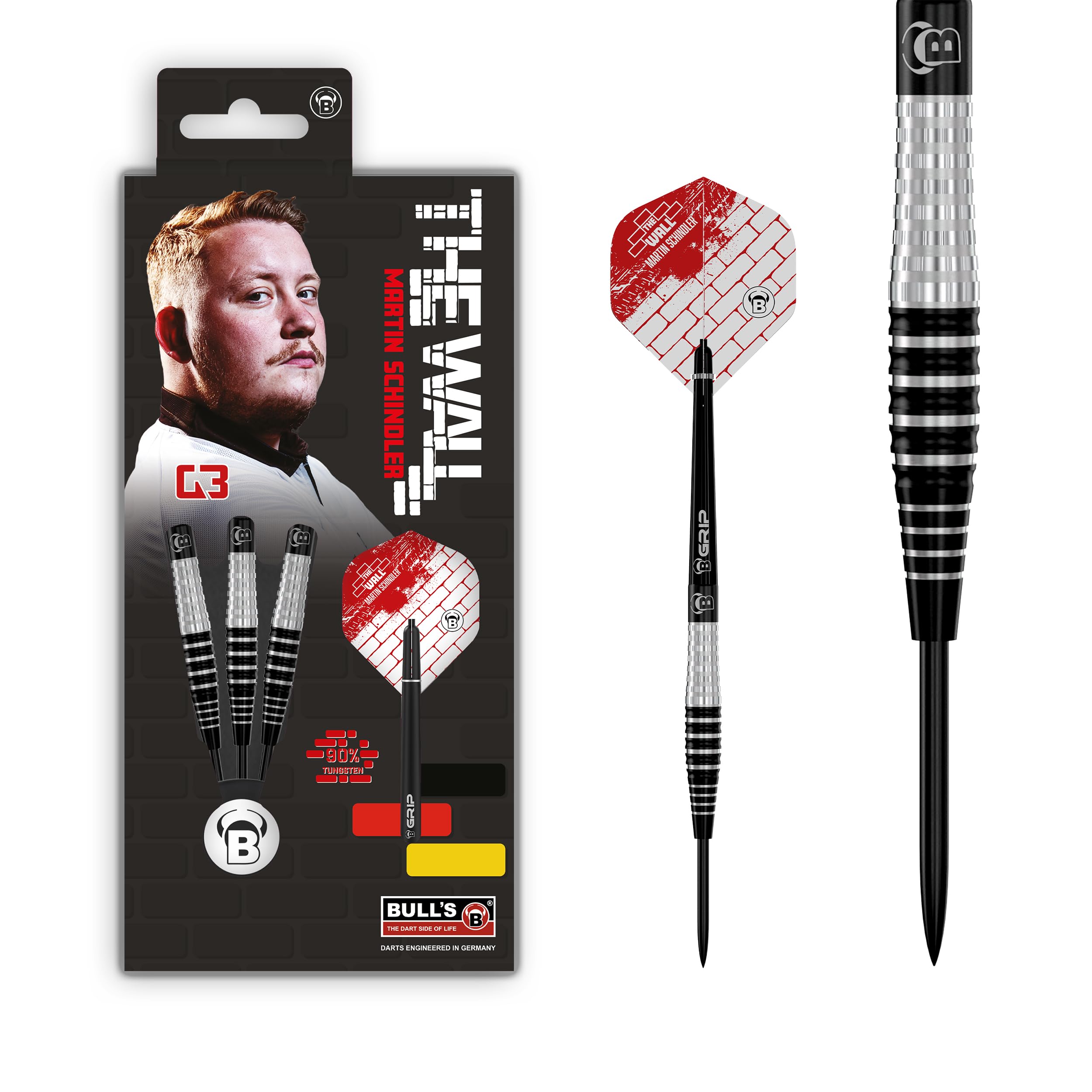 Bull's Martin Schindler Original 90% Tungsten Steel Dart G3 21g