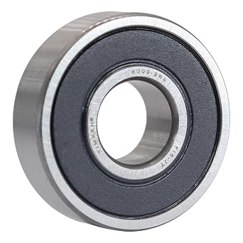 4pack TIMKEN 6000-2RS Double Rubber Seal Bearings 10x26x8mm, Pre-Lubricated and Stable Performance and Cost Effective, Deep Groove Ball Bearings.