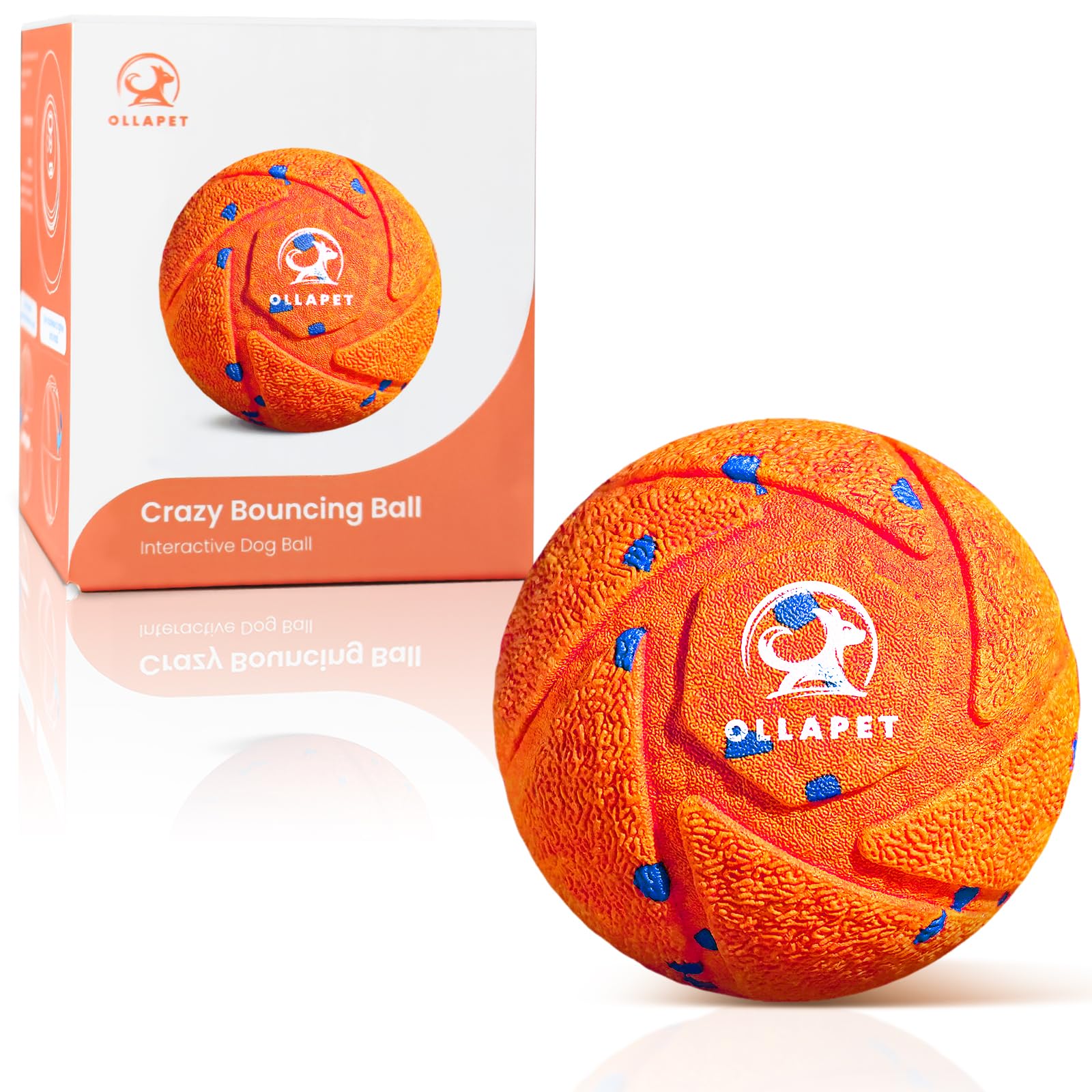 Smart Interactive Dog Toy Ball - Auto Bouncing Rolling