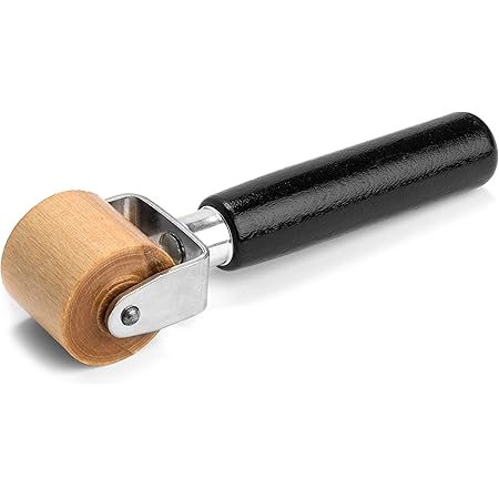 Second Skin Sound Deadening Mat Roller - Heavy Duty Wooden Hand Roller for Damplifier Installation - 1.25 Inch Width - Made in The USA